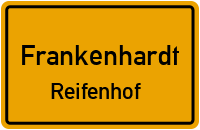 Straßen in Frankenhardt Reifenhof