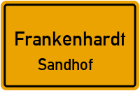 Straßen in Frankenhardt Sandhof