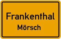 Dudelsackstraße in FrankenthalMörsch