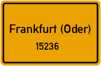 15236 Frankfurt (Oder)
