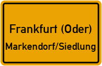 Erdbeerweg in Frankfurt (Oder)Markendorf/Siedlung