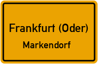 Otto-Hahn-Straße in Frankfurt (Oder)Markendorf
