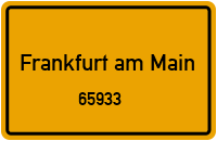 Straßen in 65933 Frankfurt am Main