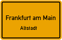 Straßenverzeichnis Frankfurt am Main Altstadt