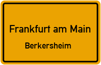 Berkersheimer Bahnstraße in Frankfurt am MainBerkersheim