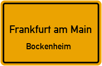 Straßenverzeichnis Frankfurt am Main Bockenheim