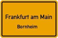 Straßenverzeichnis Frankfurt am Main Bornheim