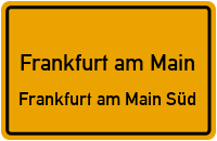 Ankunftbogen in Frankfurt am MainFrankfurt am Main Süd