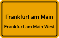 Franz-Diehl-Weg in Frankfurt am MainFrankfurt am Main West