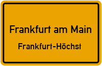 Hoechster-Farben-Straße in Frankfurt am MainFrankfurt-Höchst