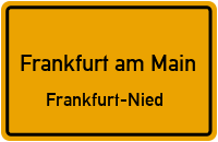 Kaiserbahnweg in Frankfurt am MainFrankfurt-Nied