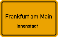Franziusstraße in Frankfurt am MainInnenstadt