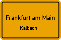 Straßenverzeichnis Frankfurt am Main Kalbach