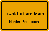 Straßenverzeichnis Frankfurt am Main Nieder-Eschbach