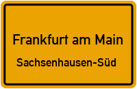 Goldsteinschneise in Frankfurt am MainSachsenhausen-Süd