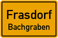 Straßen in Frasdorf Bachgraben
