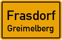 Straßen in Frasdorf Greimelberg