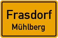 Straßen in Frasdorf Mühlberg