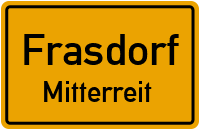 Straßen in Frasdorf Mitterreit
