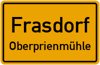 Straßen in Frasdorf Oberprienmühle