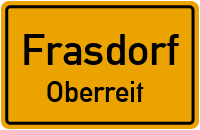 Straßen in Frasdorf Oberreit