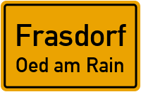 Straßen in Frasdorf Oed am Rain