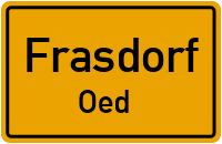 Straßen in Frasdorf Oed