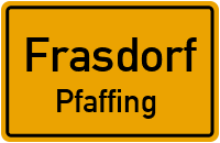 Straßen in Frasdorf Pfaffing