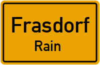 Straßen in Frasdorf Rain