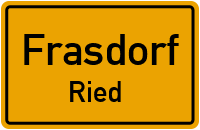 Straßen in Frasdorf Ried