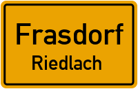 Straßen in Frasdorf Riedlach