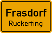 Straßen in Frasdorf Ruckerting