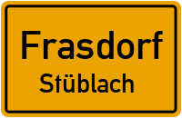 Straßen in Frasdorf Stüblach