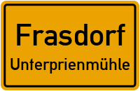 Straßen in Frasdorf Unterprienmühle