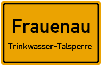 Straßenverzeichnis Frauenau Trinkwasser-Talsperre