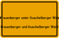 Kreuzbachklause in Frauenberger unter Duschelberger WaldFrauenberger und Duschelberger Wald