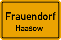 Straßen in Frauendorf Haasow