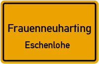 Straßen in Frauenneuharting Eschenlohe