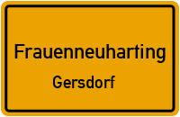 Hirschbergweg in FrauenneuhartingGersdorf
