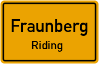 Mühlenstraße in FraunbergRiding