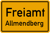 Straßen in Freiamt Allmendberg
