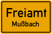 Wiesenstraße in FreiamtMußbach