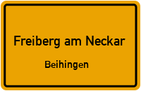 Straßenverzeichnis Freiberg am Neckar Beihingen