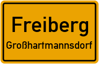 Hauptstraße in FreibergGroßhartmannsdorf