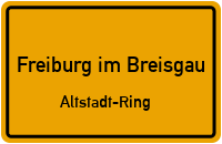 Ausfahrt Bahnhofsgarage / Konzerthaus in Freiburg im BreisgauAltstadt-Ring