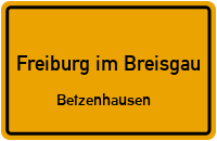 Lexerstraße in Freiburg im BreisgauBetzenhausen