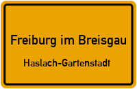 Sperlingsweg in Freiburg im BreisgauHaslach-Gartenstadt