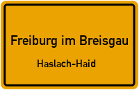 Hagelstauden in Freiburg im BreisgauHaslach-Haid
