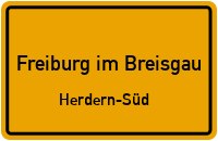 Habsburgerstraße in Freiburg im BreisgauHerdern-Süd
