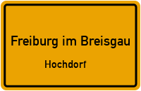 Hanferstraße in Freiburg im BreisgauHochdorf